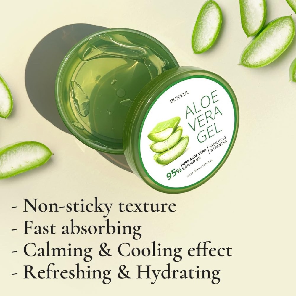 EUNYUL Aloe Vera Soothing Gel 95% 10. 14 fl. oz.
